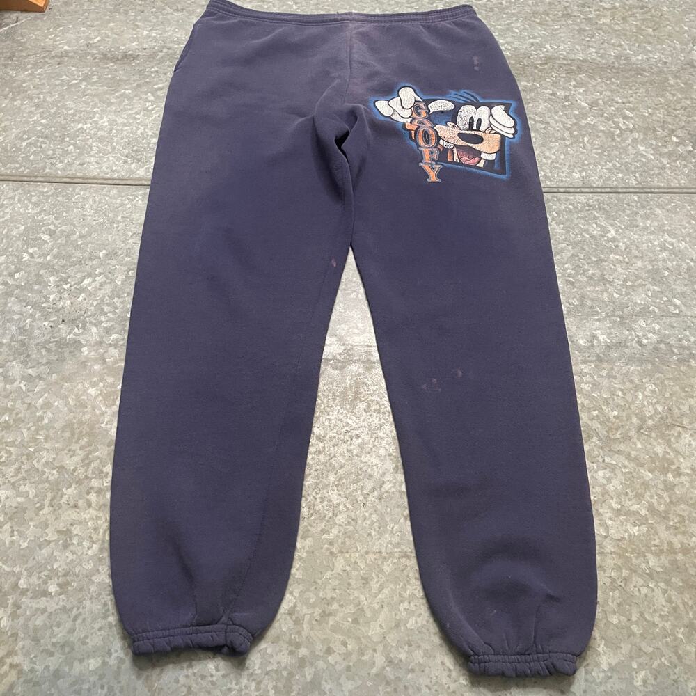 Vintage Goofy Disney Catalog Sweatpants Mens XL USA Sweats Pants 90s Athleisure
